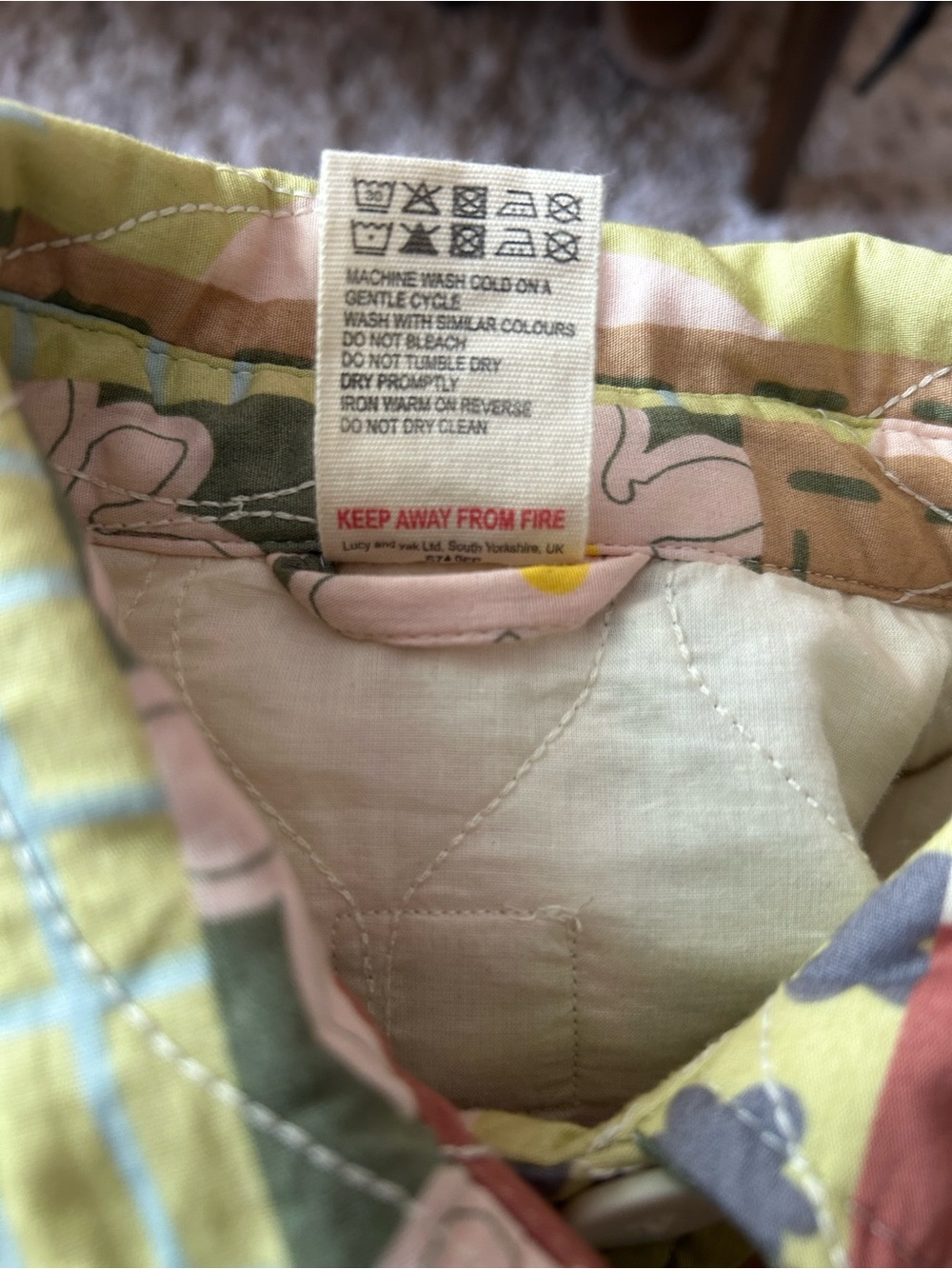 Lucy & Yak quilted patchwork jacket - Picture 4 of 5